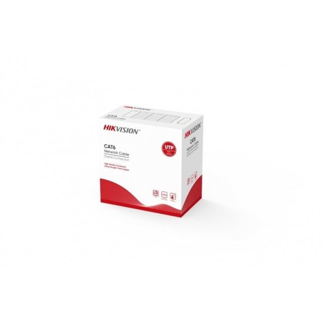 Kabelis ryšio Hik-vision UTP 6 (Gysla-0.55mm, ritė 305m) DS-1LN6-UU Kabelis ryšio Hik-vision UTP 6 (Gysla-0.55mm, ritė 305m) DS-1LN6-UU