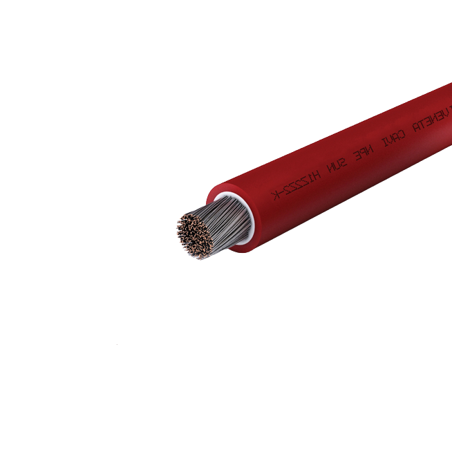 Cable SOLAR H1Z2Z2K 1x4 (red, Dca, 1 m)