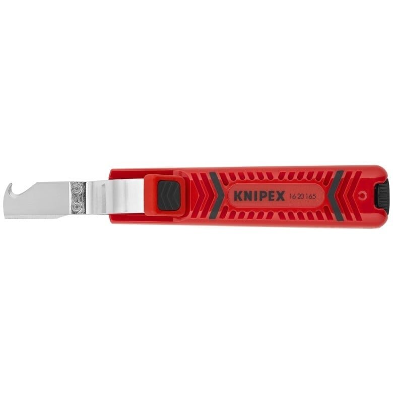Kabelio nužievintojas Knipex 16 20 165 SB (Ø8–28mm, su peiliu) Kabelio nužievintojas Knipex 16 20 165 SB (Ø8–28mm, su peiliu)
