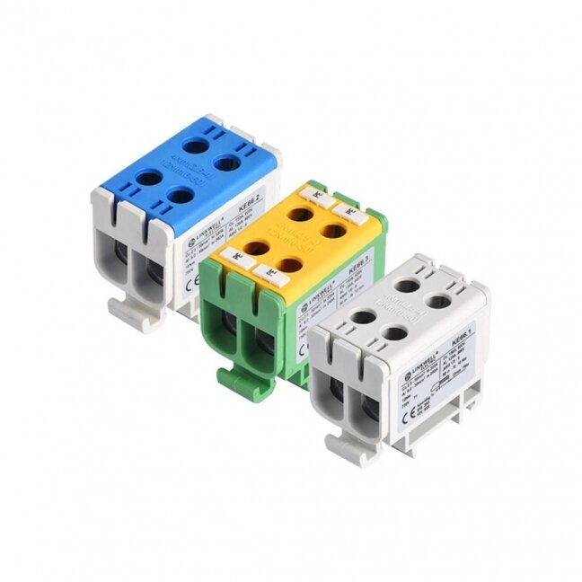 KE50-2 gnybtas 2x2,5-50mm2 (mėlynas) KE50-2 gnybtas 2x2,5-50mm2 (mėlynas)