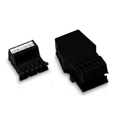 Plug with housing Wago 222-510 (black)