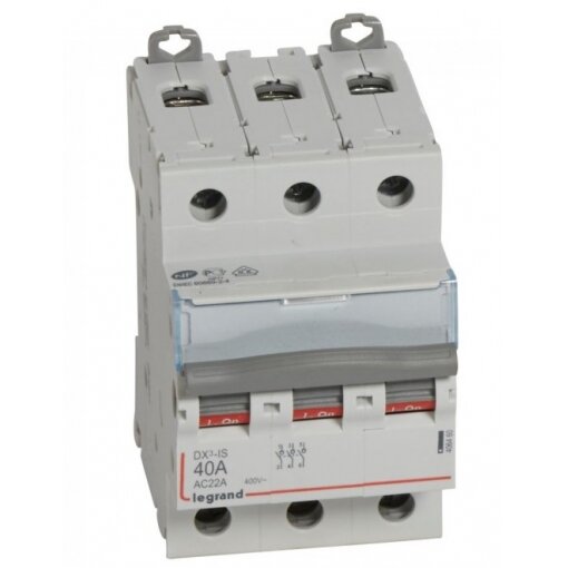 Kirtiklis RX3 MCB Legrand 406460 (C, 400V, 3P, 40A) Kirtiklis RX3 MCB Legrand 406460 (C, 400V, 3P, 40A)
