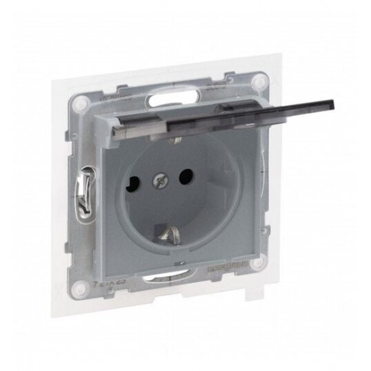 Recessed socket with cover Legrand 721323 (Aluminum, IP44)