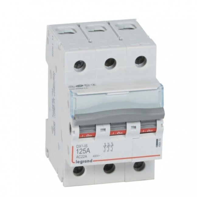Kirtiklis MCB RX3 Legrand 406470 (125A, 3P, 230V, 6kA) Kirtiklis MCB RX3 Legrand 406470 (125A, 3P, 230V, 6kA)