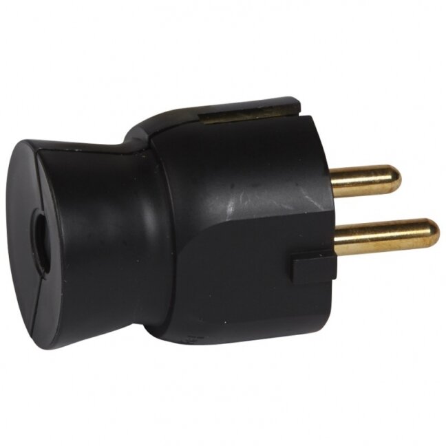 Kištukas Legrand 050177 (juodas, laidas tiesiai, 16A, 250V) Kištukas Legrand 050177 (juodas, laidas tiesiai, 16A, 250V)