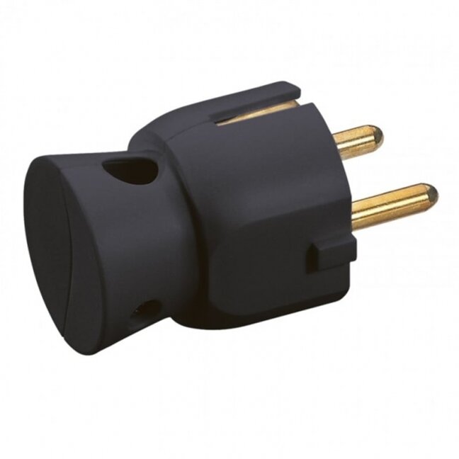 Kištukas Legrand 050178 (juodas, laidas iš šono, 16A, 250V) Kištukas Legrand 050178 (juodas, laidas iš šono, 16A, 250V)