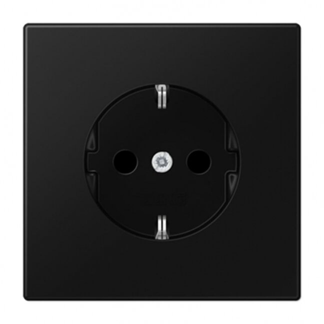 Kištukinis lizdas su įžeminimu JUNG LS1520SWM (juodas, matinis, 16A/250V) Kištukinis lizdas su įžeminimu JUNG LS1520SWM (juodas, matinis, 16A/250V)