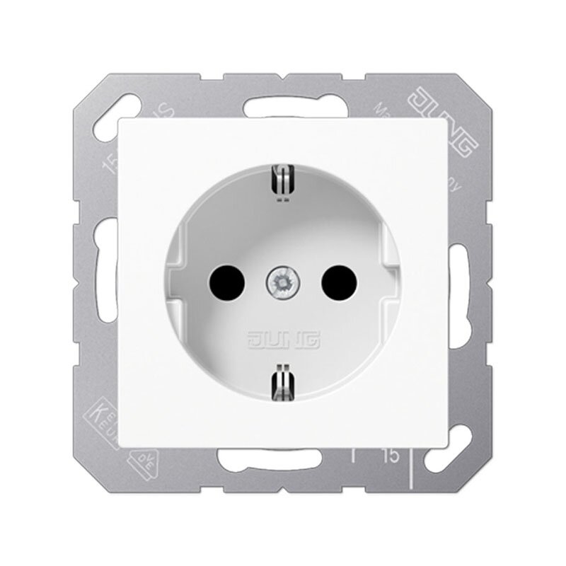 Socket JUNG AS A1520WW (white, 16A/250V)