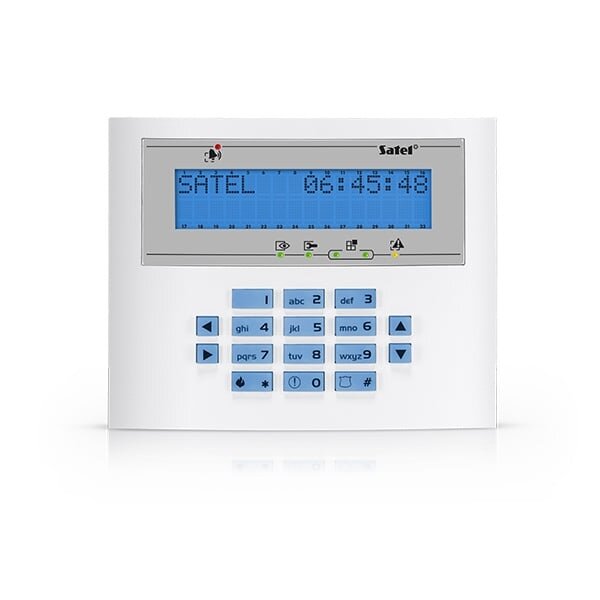 Keyboard SATEL INT-KLCDL-BL (White)