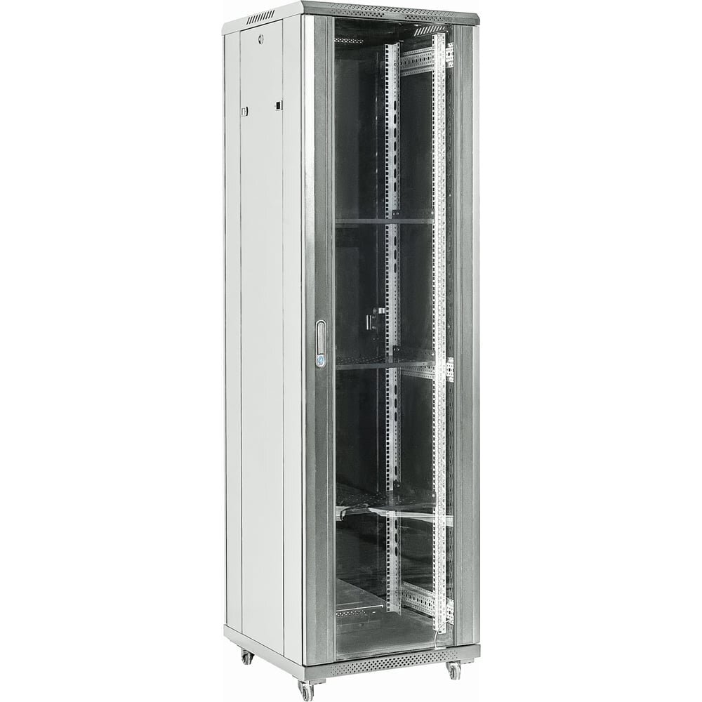 Floor-Standing Network Cabinet 19" 37U A2-8837G (800x800x1833mm, grey, IP20, up to 1000kg)
