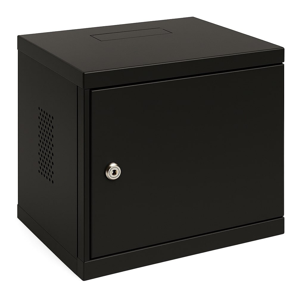 Komutacinė spinta 10'' pakabinama 6U 300x300x279mm (juoda, nesurinkta) Komutacinė spinta 10'' pakabinama 6U 300x300x279mm (juoda, nesurinkta)
