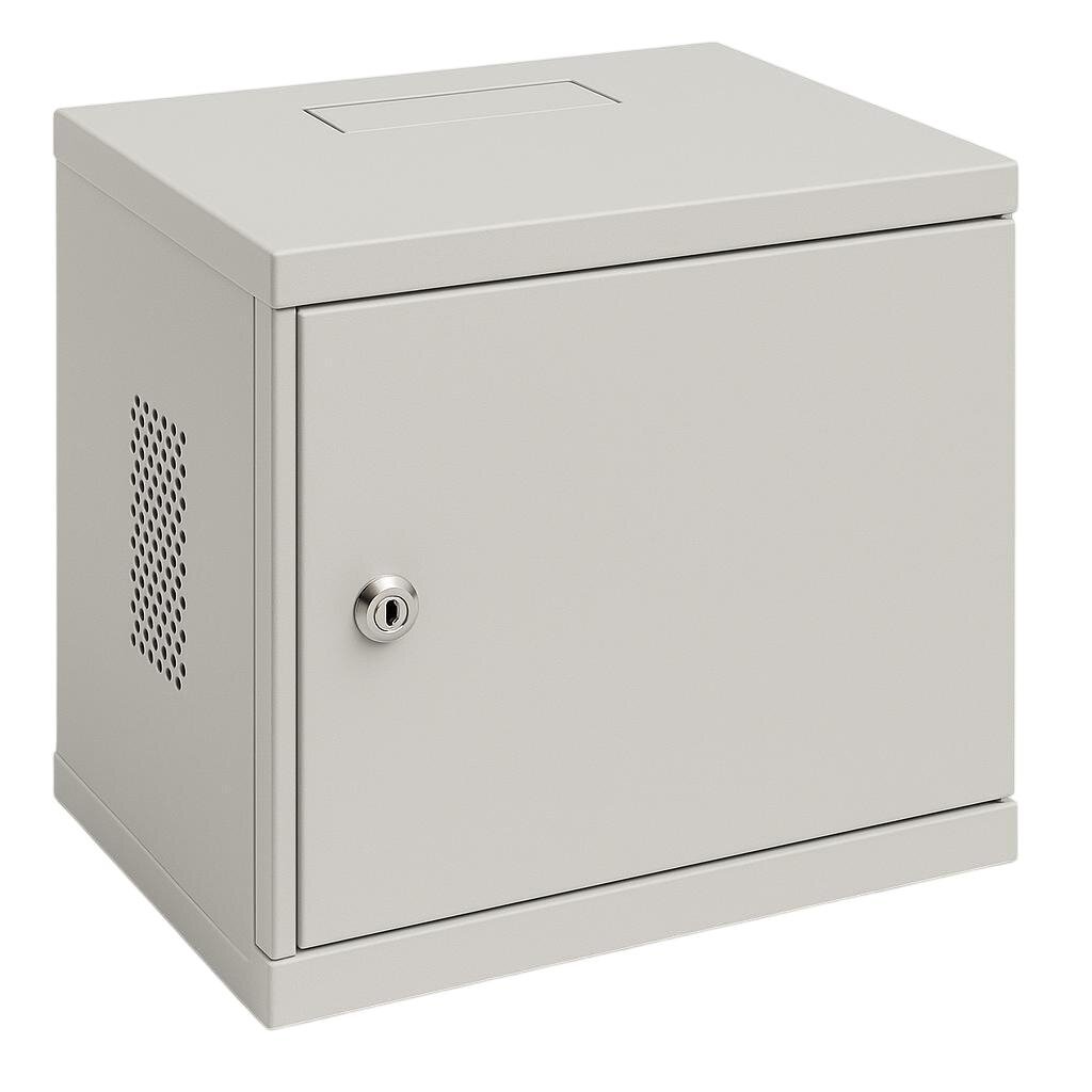 Komutacinė spinta 10'' pakabinama 6U 300x300x279mm (pilka, nesurinkta) Komutacinė spinta 10'' pakabinama 6U 300x300x279mm (pilka, nesurinkta)