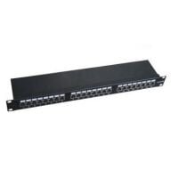 Komutacinė panelė 19' STP CAT 5e 24 prievadai