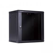 Komutacinė pakabinama spinta 19" 4U 600x450x235 (juoda, nesurinkta)