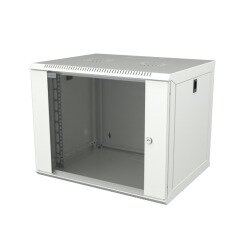 Komutacinė spinta 19'' pakabinama 3U 540x400x180mm (balta, stiklo durys) Komutacinė spinta 19'' pakabinama 3U 540x400x180mm (balta, stiklo durys)