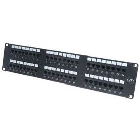 Komutacinė panelė 19' 2U UTP, 48 ports 6e cat Komutacinė panelė 19' 2U UTP, 48 ports 6e cat