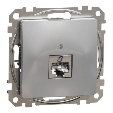 Schneider Electric Sedna Design SDD113461S RJ45 socket (Cat6, STP, aluminium)