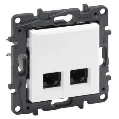 Socket outlet 2xRJ45 UTP6 Niloe Step Legrand 863164