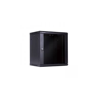 Komutacinė pakabinama spinta 19" 4U 600x450x235 (juoda, nesurinkta)