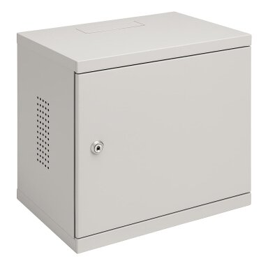 Komutacinė spinta 10'' pakabinama 9U 300x300x279mm (pilka, nesurinkta)