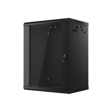 Komutacinė spinta 19'' pakabinama 15U 600x600x770 (nesurinkta, juoda)
