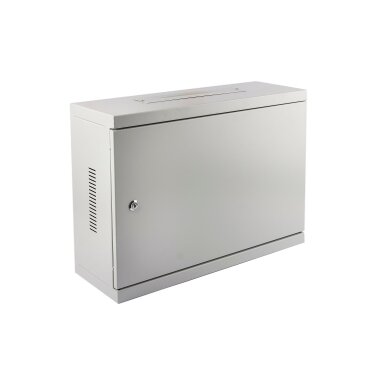 Komutacinė spinta 19'' pakabinama 3U 540x400x180 (balta, metalo durys)