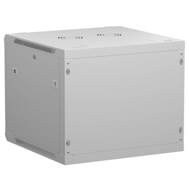 Komutacinė spinta 19'' pakabinama 4U 600x450mm (pilka, surinkta, IP20) AWM2-6404