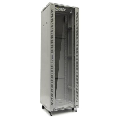 Komutacinė spinta 19'' pastatoma 32U 600x600x1545 (RAL7035, nesurinkta)