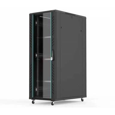 Komutacinė spinta 19'' pastatoma 37U 600x1000x1833 (nesurinkta, juoda)
