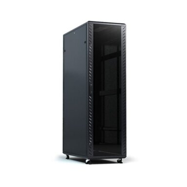 Komutacinė spinta 19'' pastatoma 42U 600x800x2055 (nesurinkta, juoda)