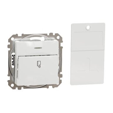 Kortelinis jungiklis Schneider Electric Sedna Design SDD111121 (baltas)