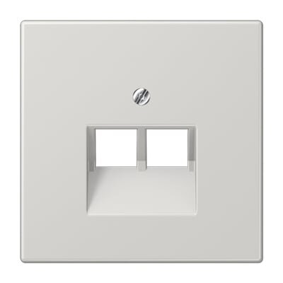 Kompiuterinio lizdo apdaila JUNG LS969-2UALG (pilka, 2xRJ45) Kompiuterinio lizdo apdaila JUNG LS969-2UALG (pilka, 2xRJ45)