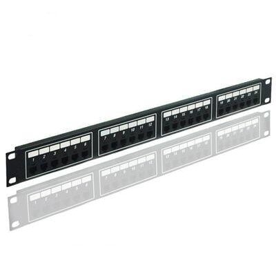 Patch panel 19' UTP 24 ports