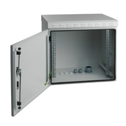 Komutacinė spinta 19" 7U pakabinama pramoninė (600x450mm, IP56, pilka) Komutacinė spinta 19" 7U pakabinama pramoninė (600x450mm, IP56, pilka)