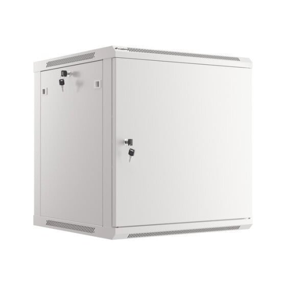 Wall-mounted 19'' network cabinet 12U 600x450mm (grey, assembled, IP20) AWM2-6412