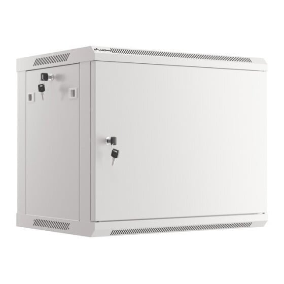 Wall-mounted 19'' network cabinet 9U 600x600mm (grey, assembled, IP20) AWM2-6609