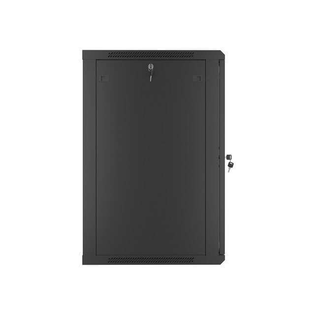 19" Wall-Mount Network Cabinet 18U (600x450x901 mm, black, unassembled)