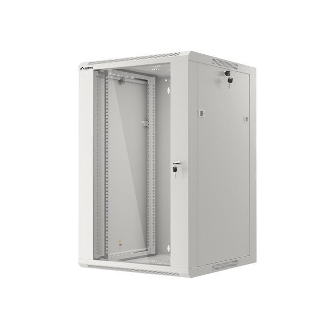 Commutation cabinet 19'' wall mounted 27U 600x600x1388 (RAL7035, not assembled)