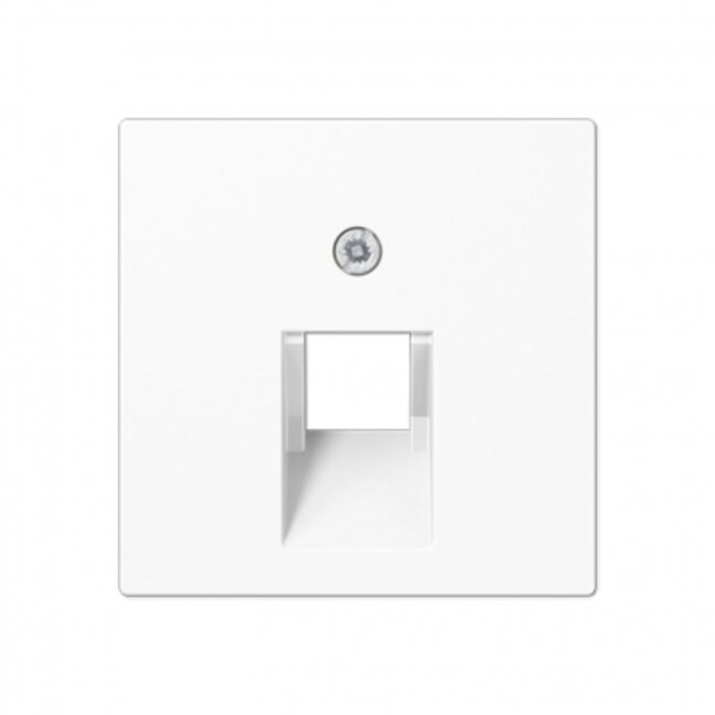 Kompiuterinio lizdo apdaila JUNG A569-1BFPLUAWW (balta, 1xRJ45) Kompiuterinio lizdo apdaila JUNG A569-1BFPLUAWW (balta, 1xRJ45)
