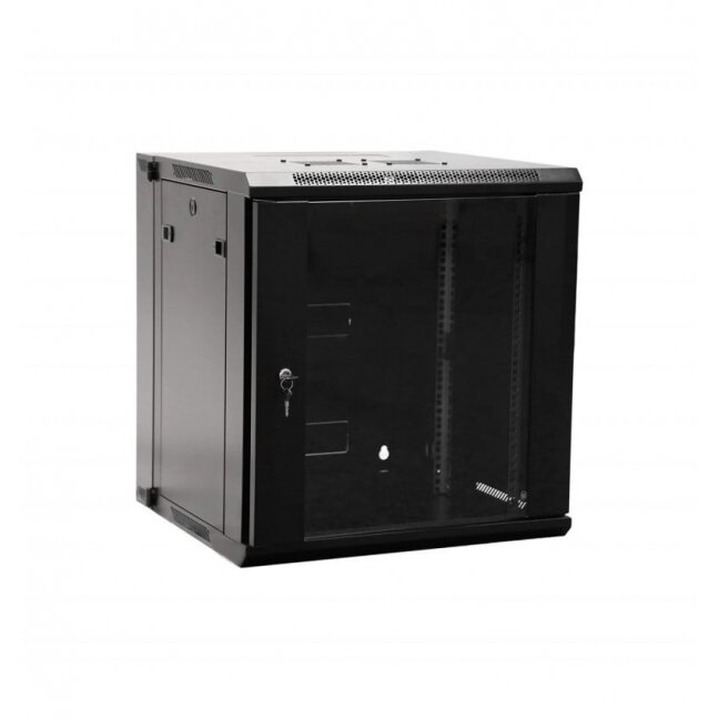 Komutacinė pakabinama spinta 19" 15U 600x450x768 (juoda) Komutacinė pakabinama spinta 19" 15U 600x450x768 (juoda)