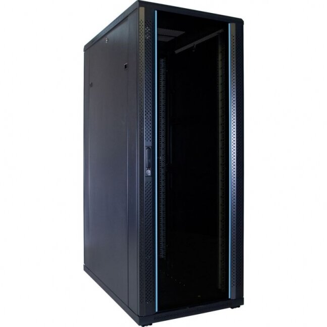 Komutacinė spinta 19'' pastatoma 37U 800x800x1833 (nesurinkta, juoda) Komutacinė spinta 19'' pastatoma 37U 800x800x1833 (nesurinkta, juoda)