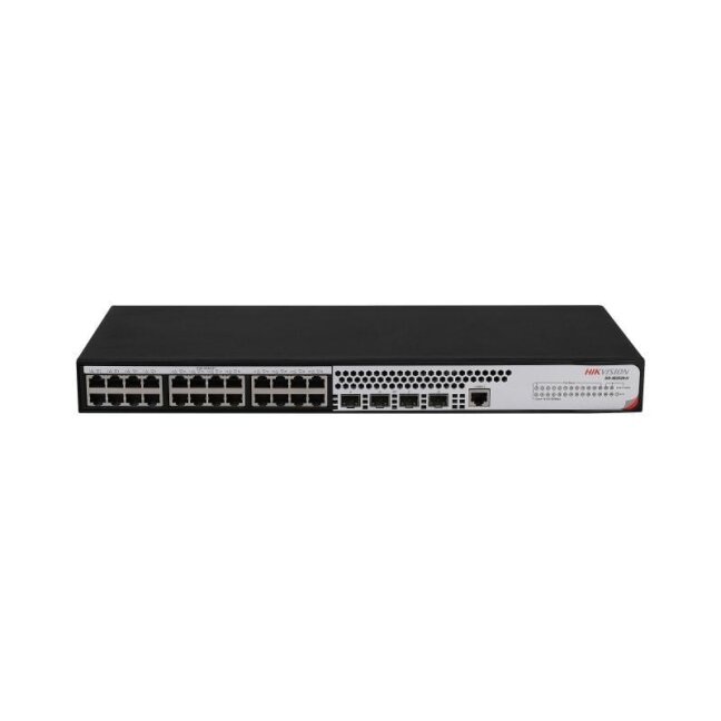 Switch 28 port Hikvision DS-3E2528-H (24x1000Mbps, 4xSFP, L2 managed, VLAN, RSTP, IGMP, QoS, ERPS) Switch 28 port Hikvision DS-3E2528-H (24x1000Mbps, 4xSFP, L2 managed, VLAN, RSTP, IGMP, QoS, ERPS)