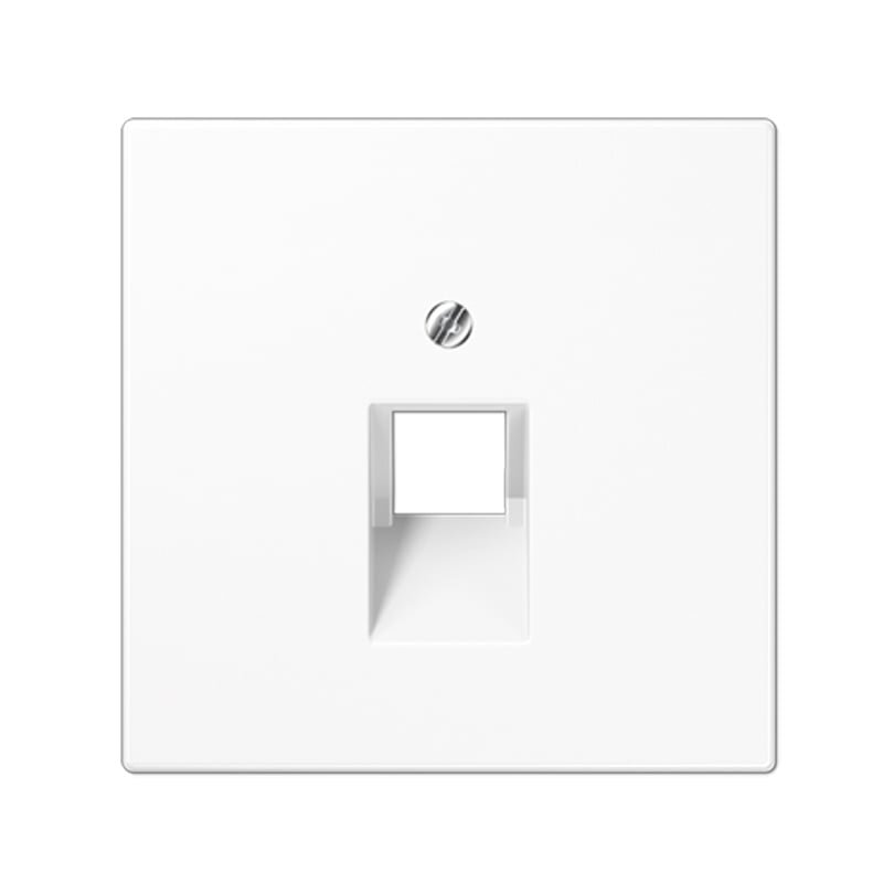 Computer socket cover JUNG LS969-1UAWW (white, 1xRJ45)
