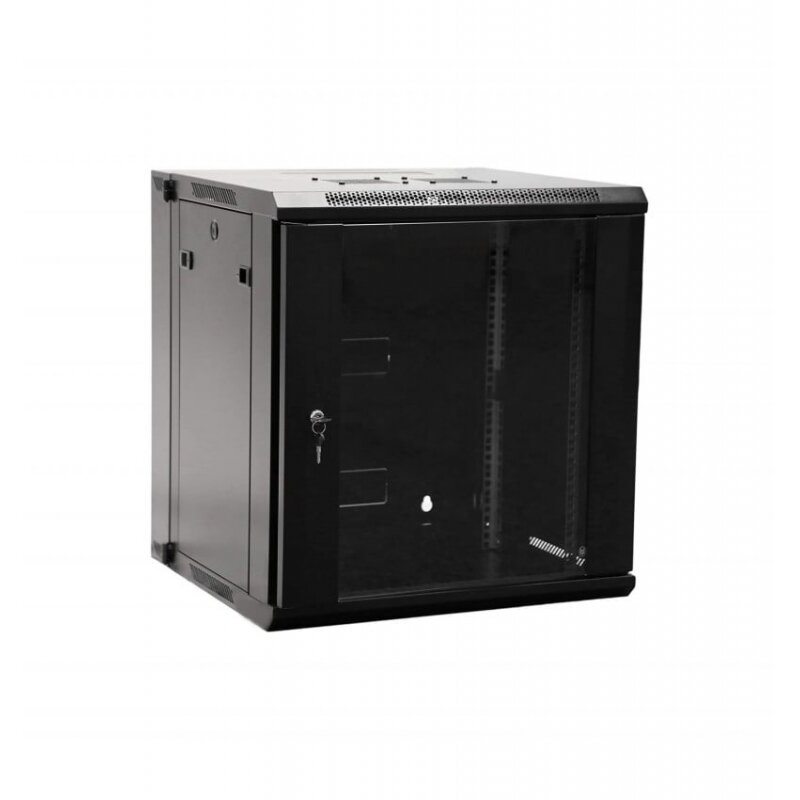 Komutacinė pakabinama spinta 19" 15U 600x450x768 (juoda) Komutacinė pakabinama spinta 19" 15U 600x450x768 (juoda)