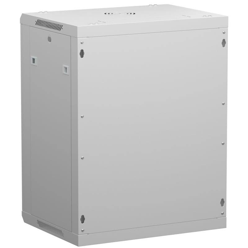Wall-mounted 19'' network cabinet 15U 600x450mm (grey, assembled, IP20) AWM2-6415