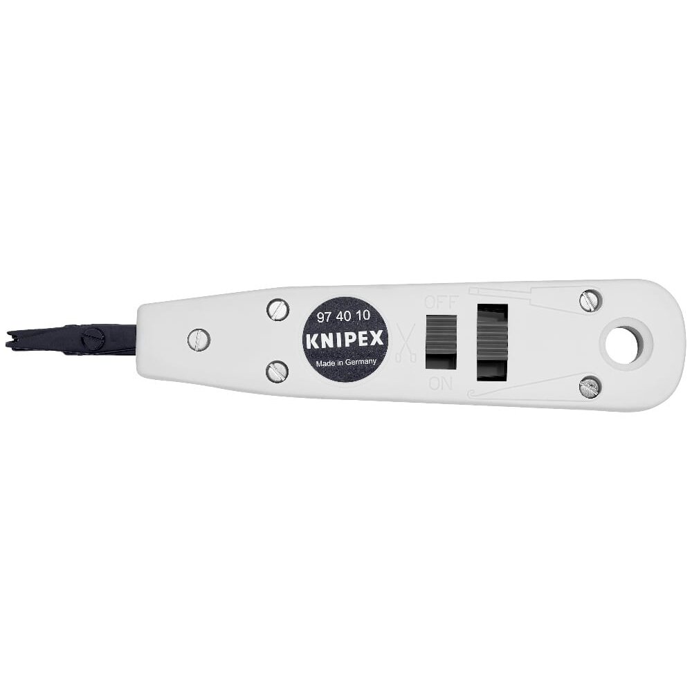 Punch down tool for network cables Knipex 97 40 10 (0.4–0.8mm) Punch down tool for network cables Knipex 97 40 10 (0.4–0.8mm)