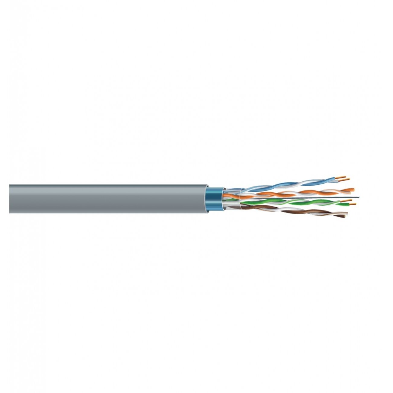 LAN tinklo kabelis ECG FTP 6 (vidaus, ekranuotas, PVC, 305m, Eca, 24 AWG/0.54mm) LAN tinklo kabelis ECG FTP 6 (vidaus, ekranuotas, PVC, 305m, Eca, 24 AWG/0.54mm)