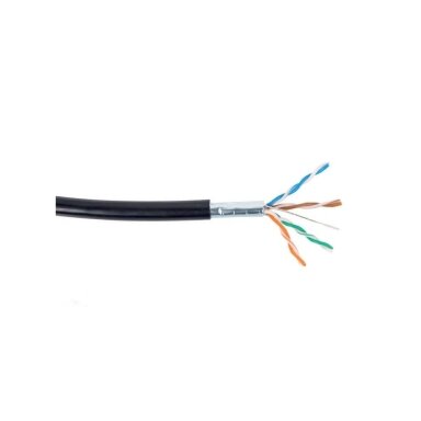 LAN tinklo kabelis Schnur FTP 5e 0.50mm (lauko, PVC, PE, Eca, 500m)