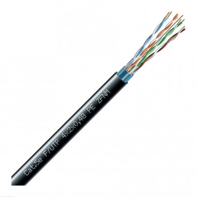 LAN network cable ECG FTP 6 (outdoor, PE, Fca, 305m, 23 AWG/0.54mm) LAN network cable ECG FTP 6 (outdoor, PE, Fca, 305m, 23 AWG/0.54mm)