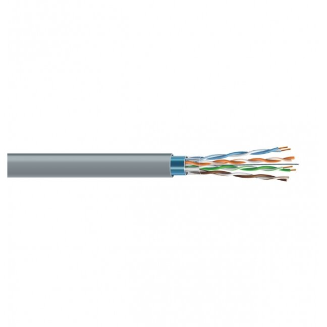 LAN tinklo kabelis ECG FTP 6 (vidaus, ekranuotas, PVC, 305m, Eca, 24 AWG/0.54mm) LAN tinklo kabelis ECG FTP 6 (vidaus, ekranuotas, PVC, 305m, Eca, 24 AWG/0.54mm)